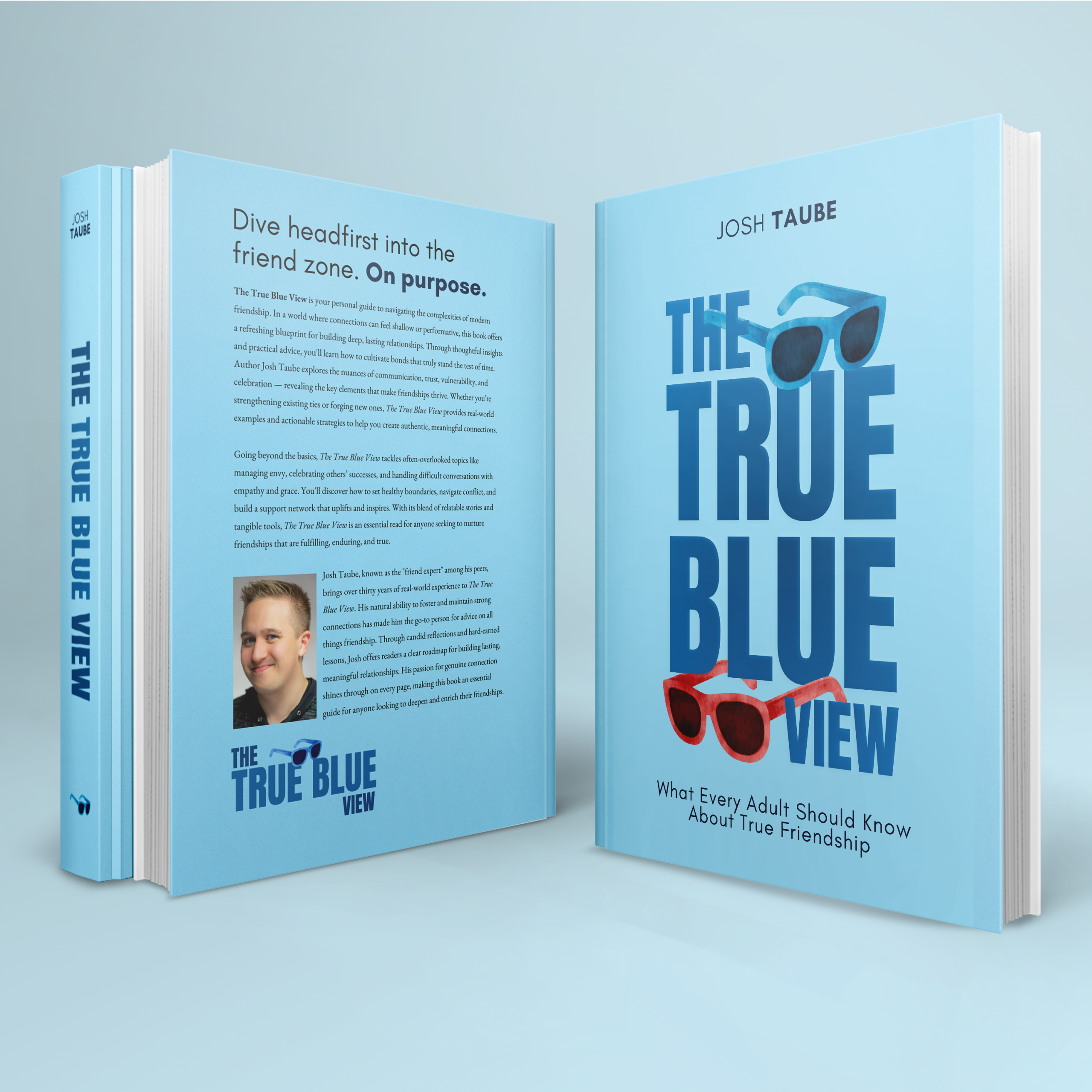 True Blue View - Front, Back, Spine